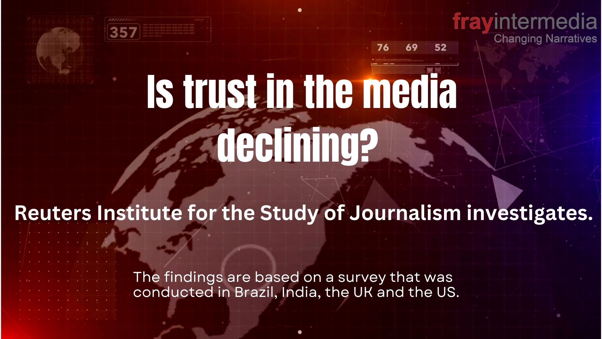 WATCH: Is trust in the media declining? - Fray Intermedia